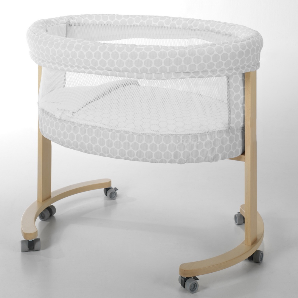 Колыбель Micuna Smart Fresh MO-1456 Grey Dots/Natural