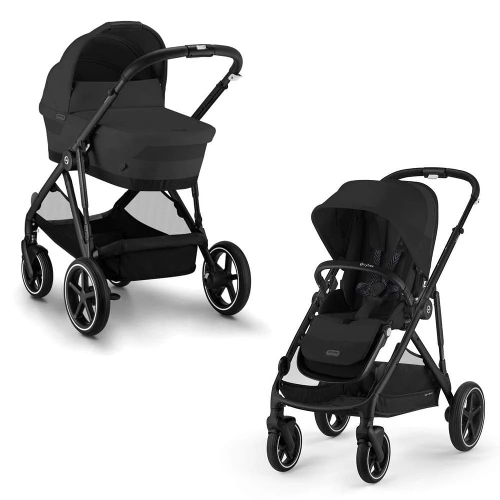 Коляска 2 в 1 Cybex Gazelle S BLK Moon Black