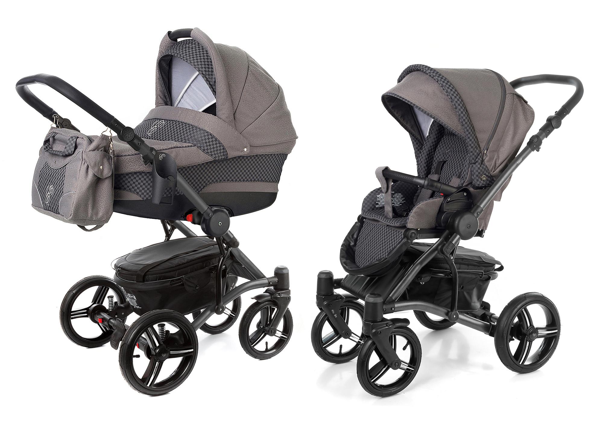 Коляска 2 в 1 Esspero Tour (шасси Graphite) Carbon