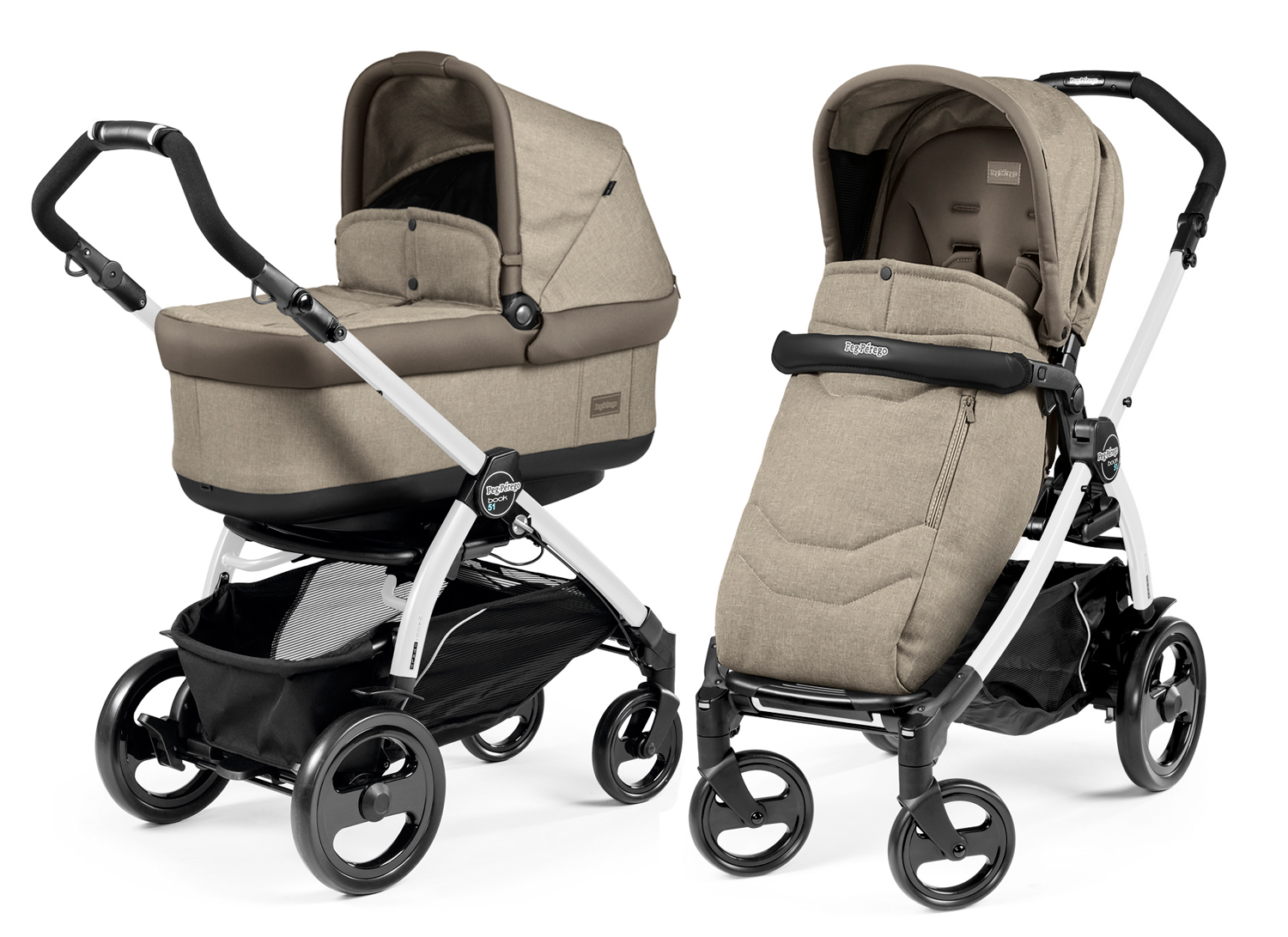 Peg-Perego Book 51 Modular POP UP Team Cream