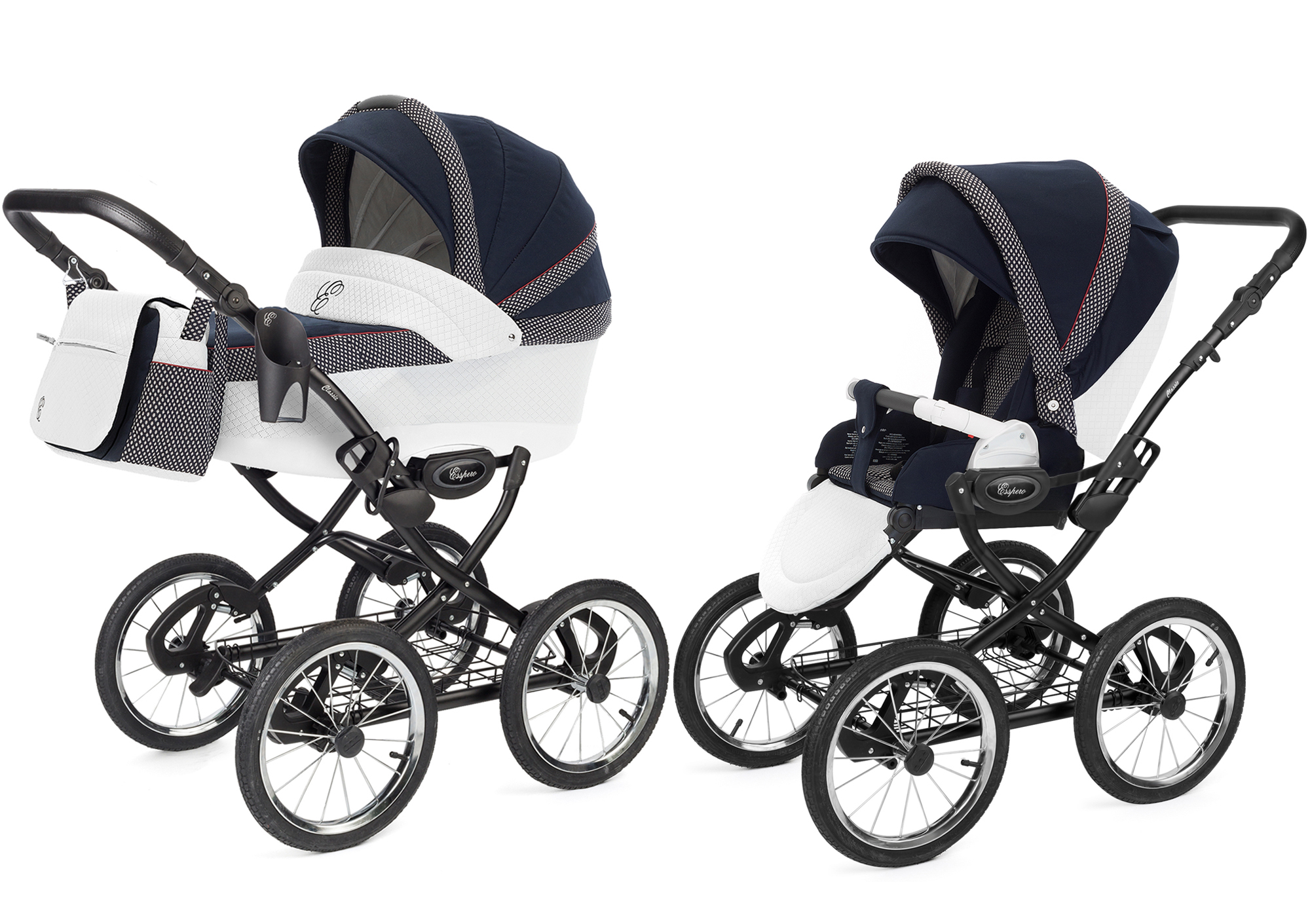Коляска 2 в 1 Esspero Grand Classic (шасси Black) Royal Deep Ocean