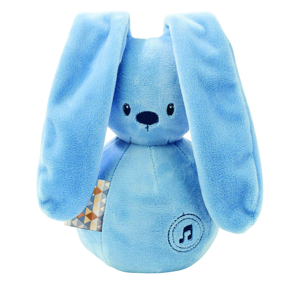 Мягкая музыкальная игрушка Nattou Soft Toy Lapidou Кролик jeans 878821