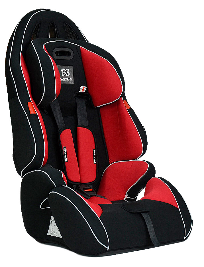 Автокресло Farfello GE-G красно-чёрный (red+black)