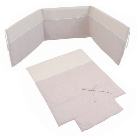 Покрывало + бортики Micuna Nature 120х60 см TX-1650 Beige