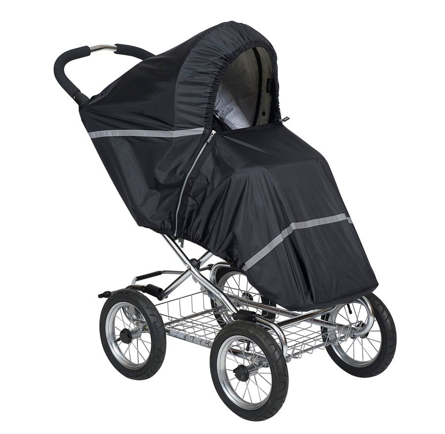 Дождевик для прогулочной коляски Tullsa Black 43702