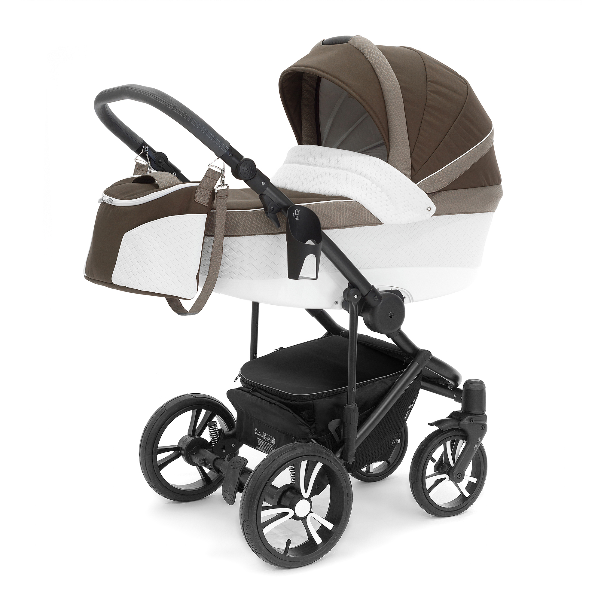 Коляска для новорожденных Esspero Grand Magic Pro (шасси Black) Royal Brown