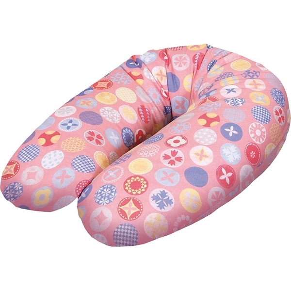 Подушка для кормления Ceba Baby Physio Multi трикотажная Circles Pink