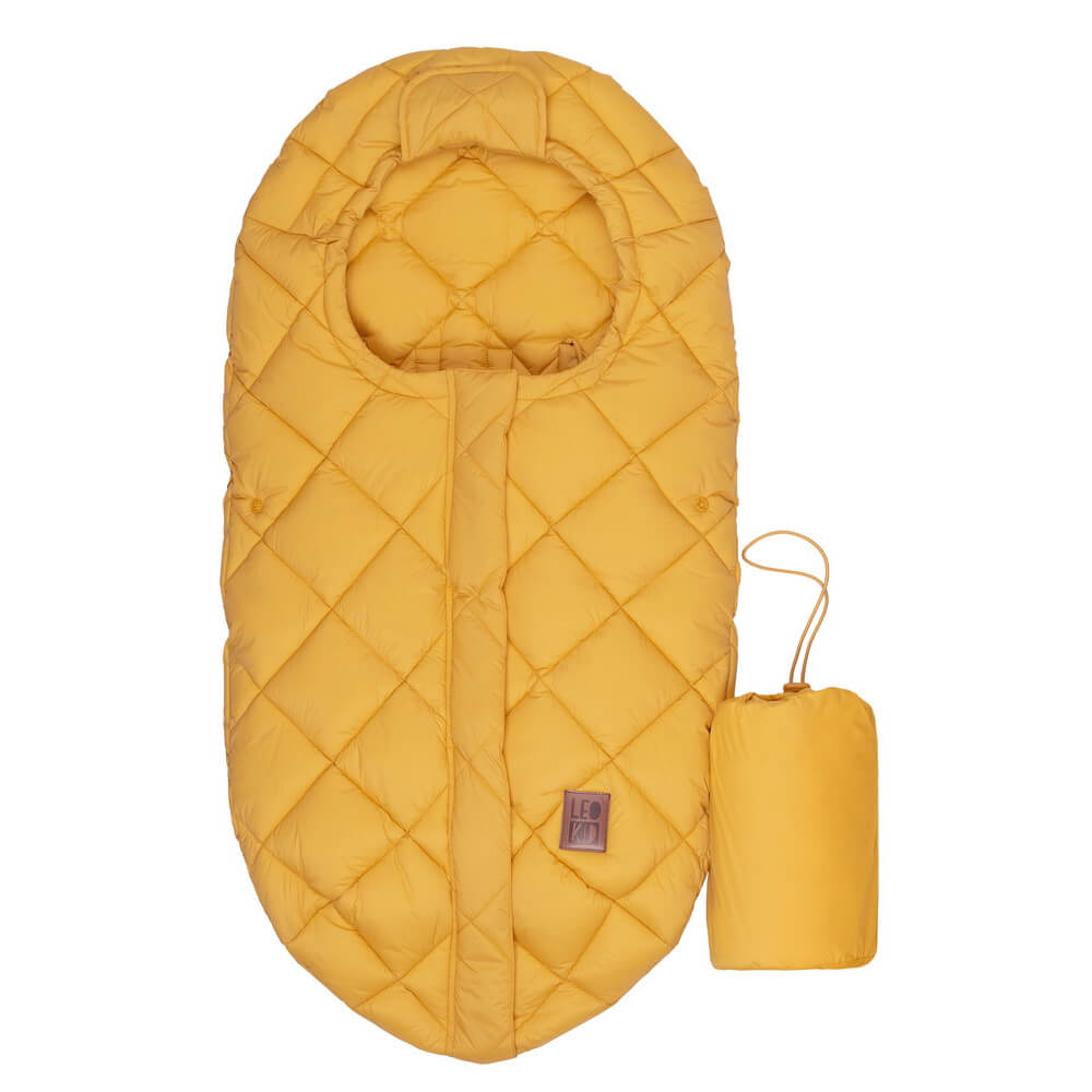 Конверт Leokid Light Compact для автолюльки/коляски Yolk yellow
