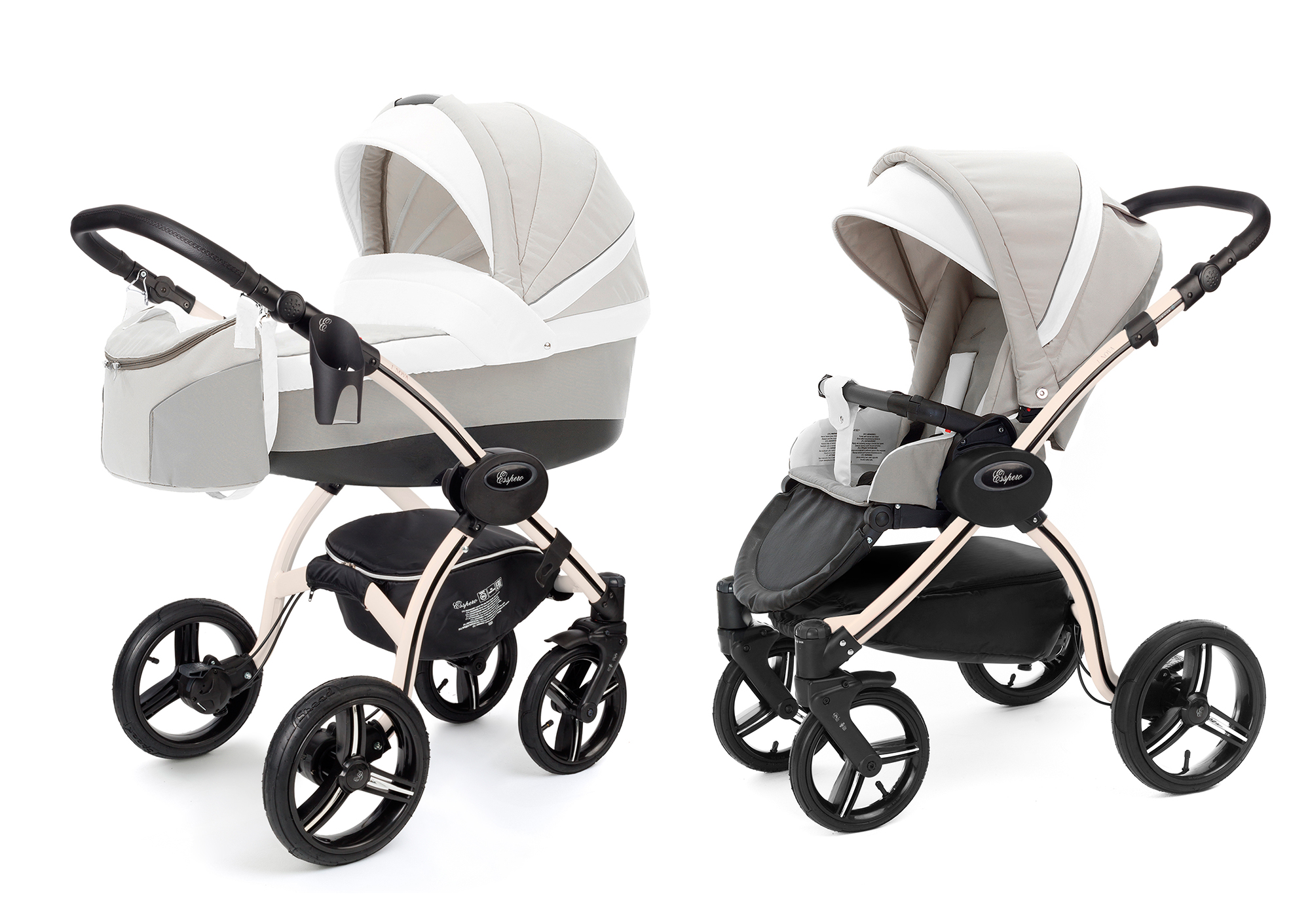 Коляска 2 в 1 Esspero Grand I-Nova (шасси Beige) Vanila
