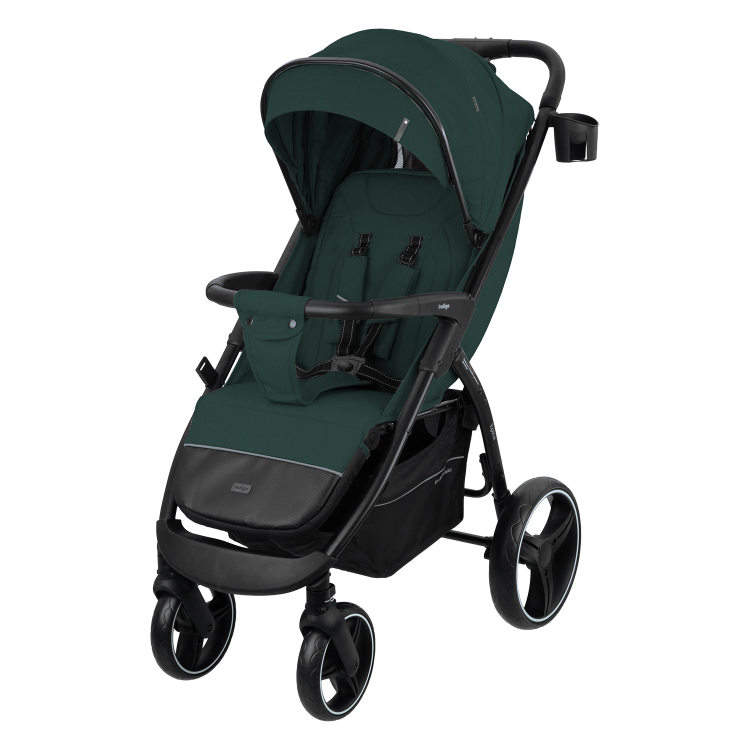 Прогулочная коляска INDIGO EPICA XL темно-зеленый