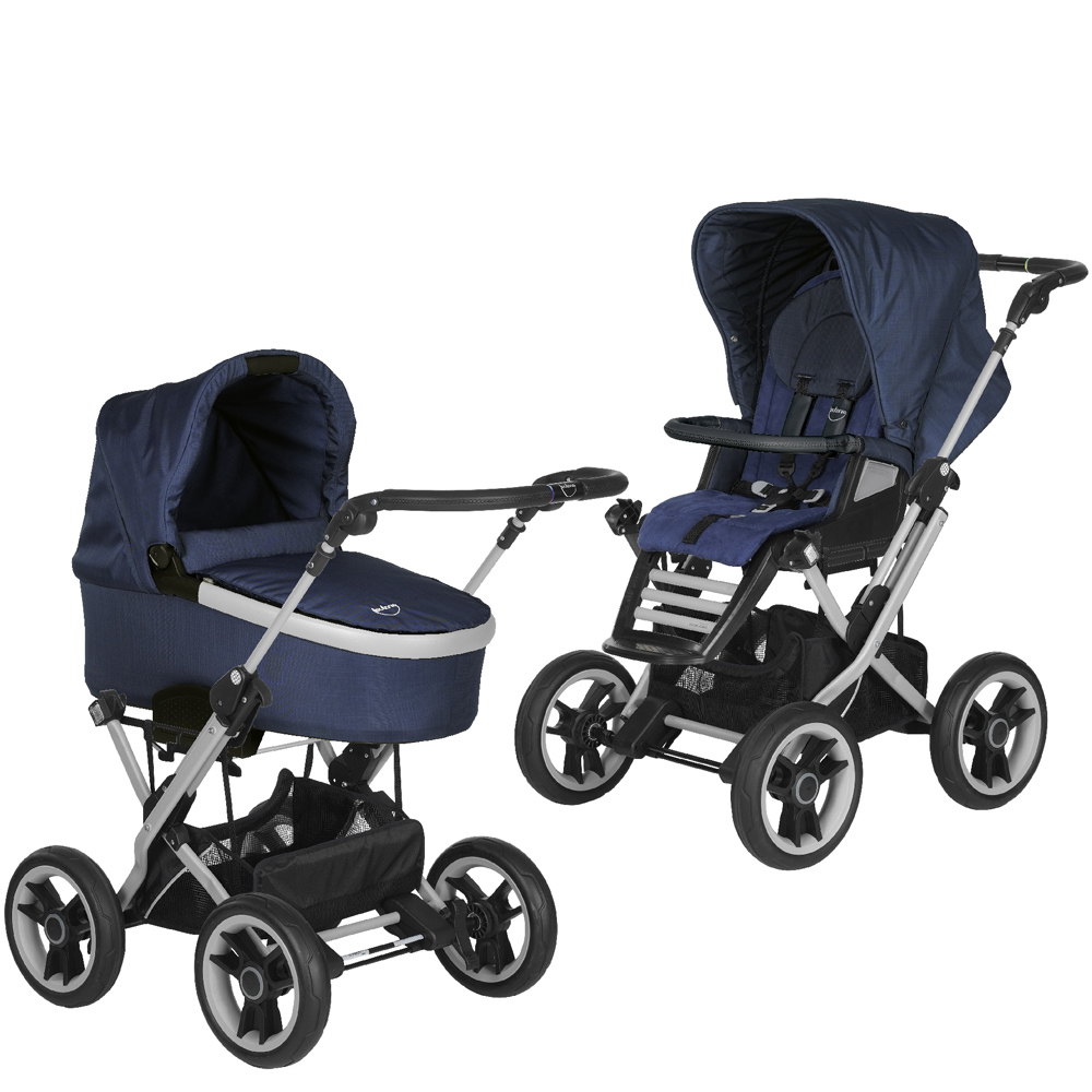 Коляска 2 в 1 Teutonia Mistral Primus V4 (шасси Titanium) 6025 Atlantic