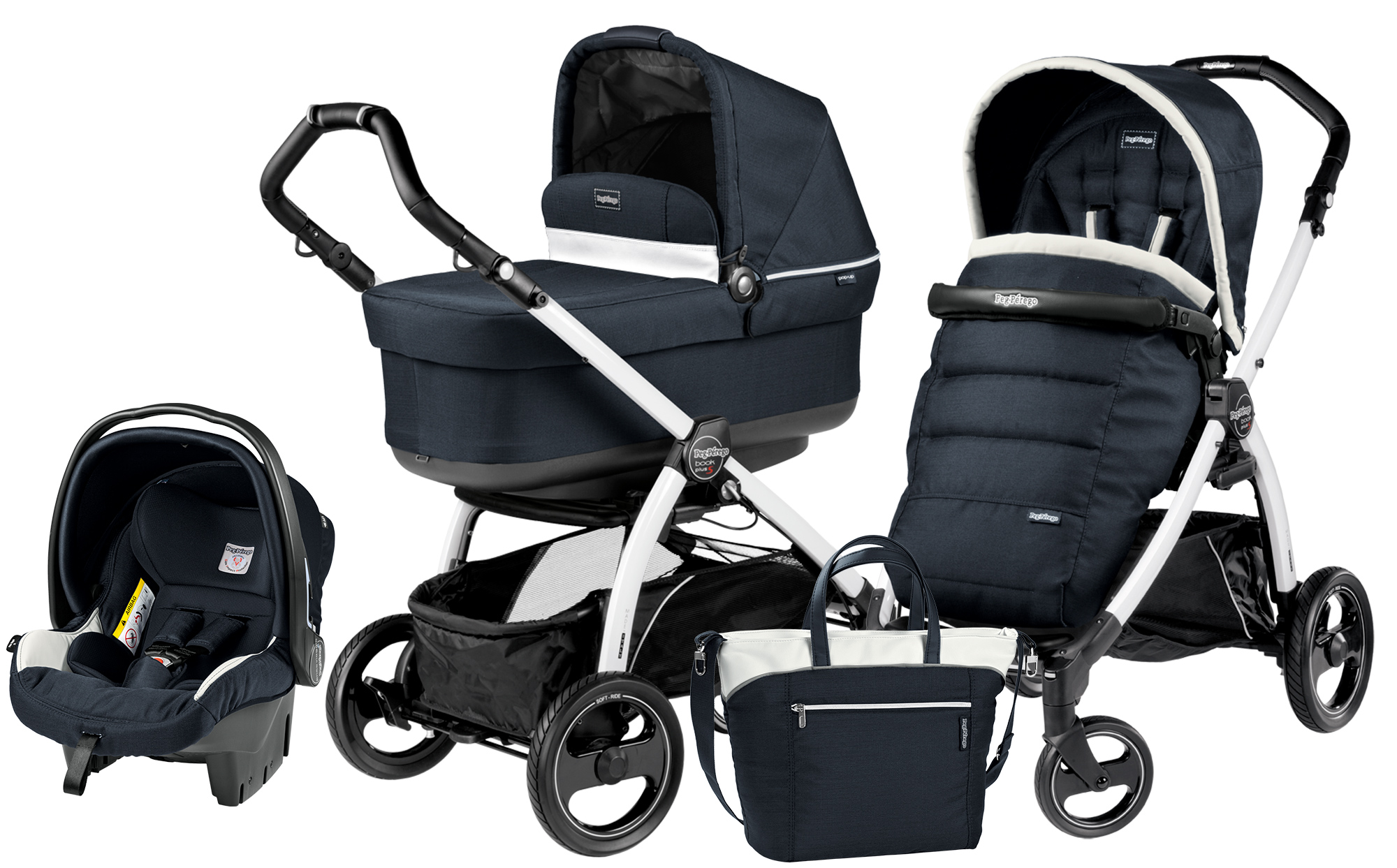 Peg-Perego Book Plus S Pop Up Set Modular Luxe Blue