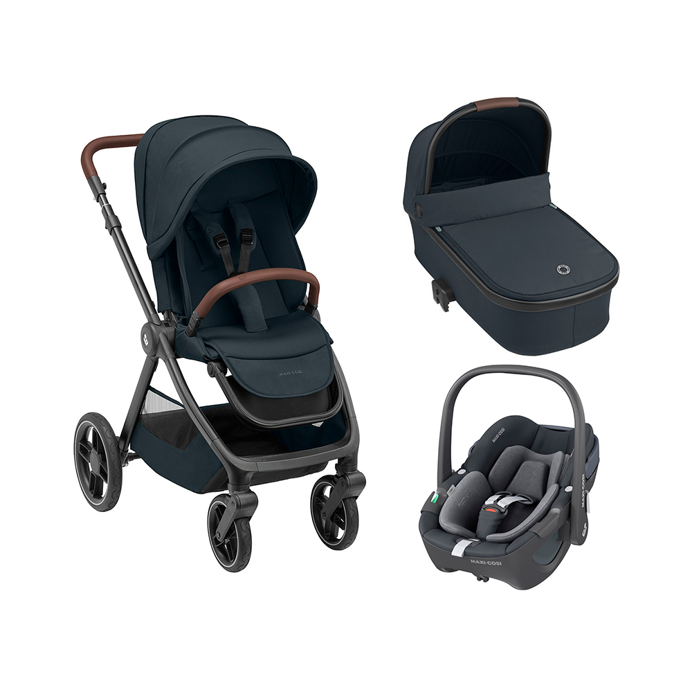 Коляска 3 в 1 Maxi-Cosi Oxford Pebble 360 Essential Graphite