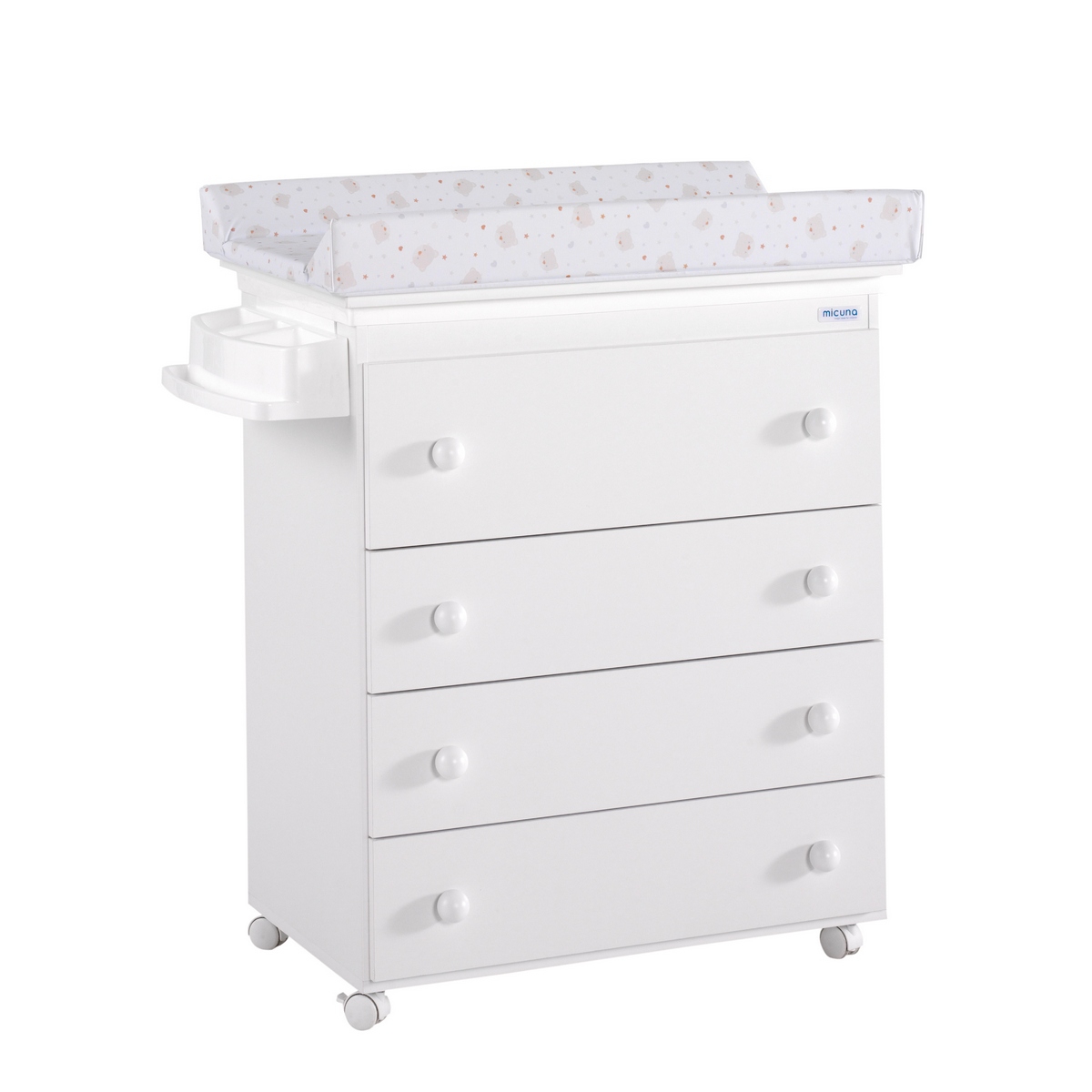 Пеленальный комод Micuna B-947 white/beige bears and hearts
