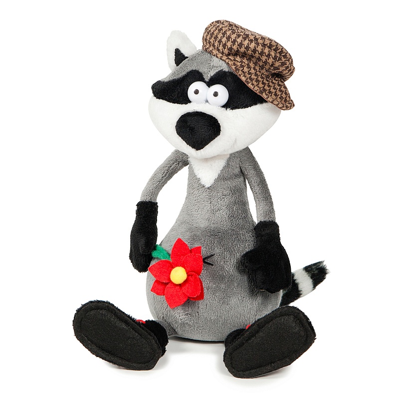 Мягкая игрушка Maxi Toys ДУRАШКИ Енот & Romashka, 25 см