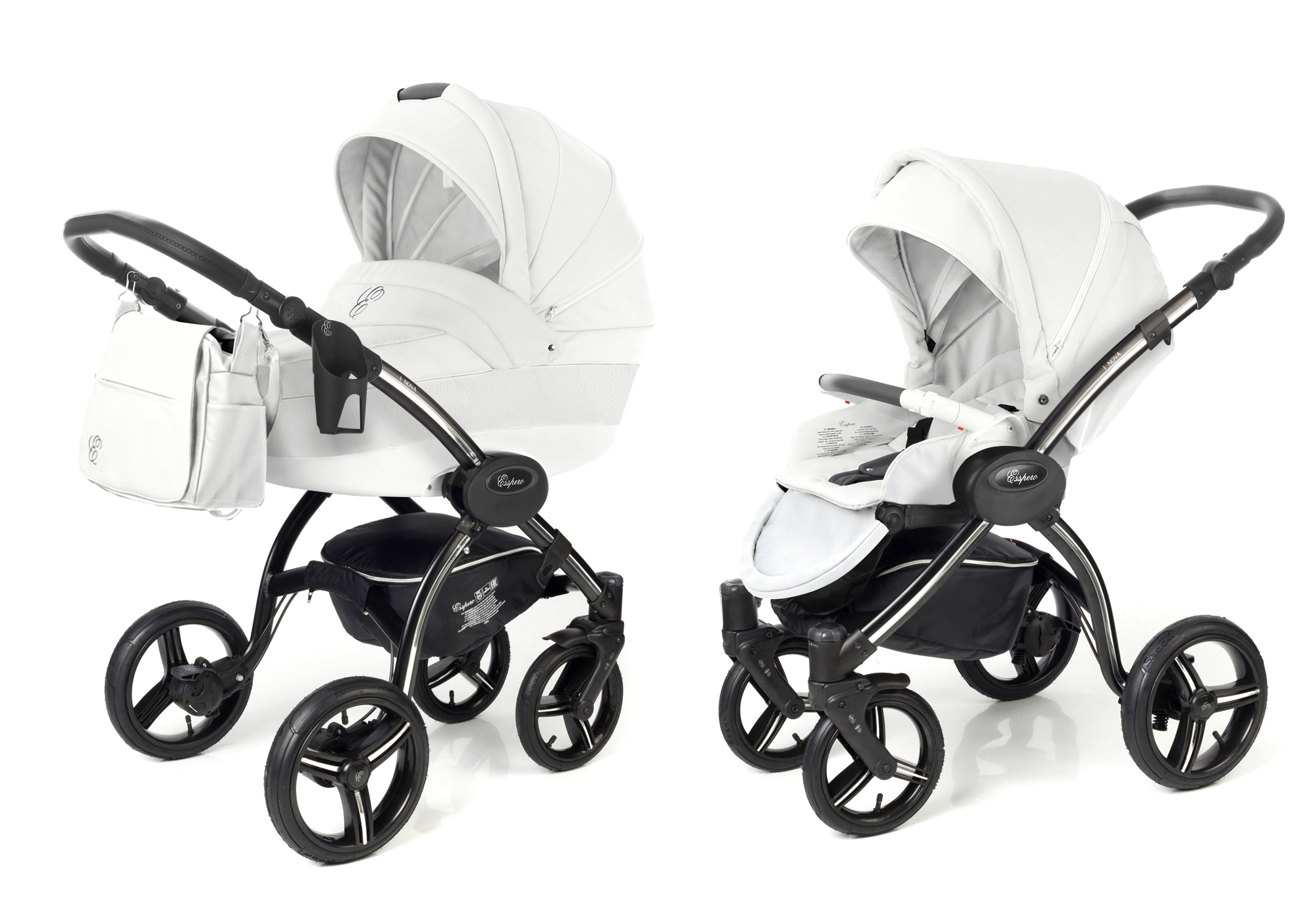 Коляска 2 в 1 Esspero Grand I-Nova (шасси Black) Argtic leatherette