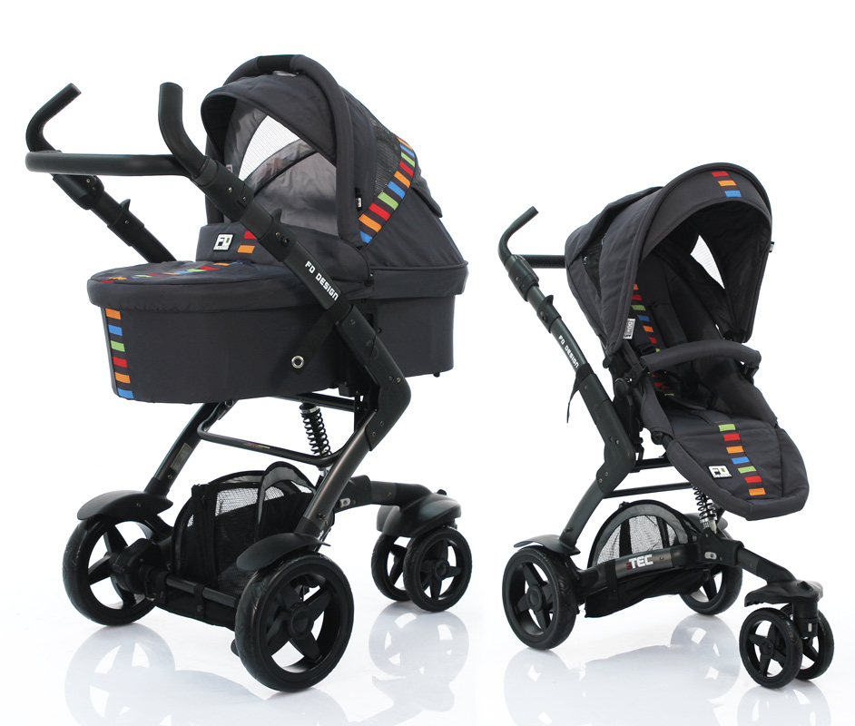 Коляска 2 в 1 FD Design 3 Tec Multicolor