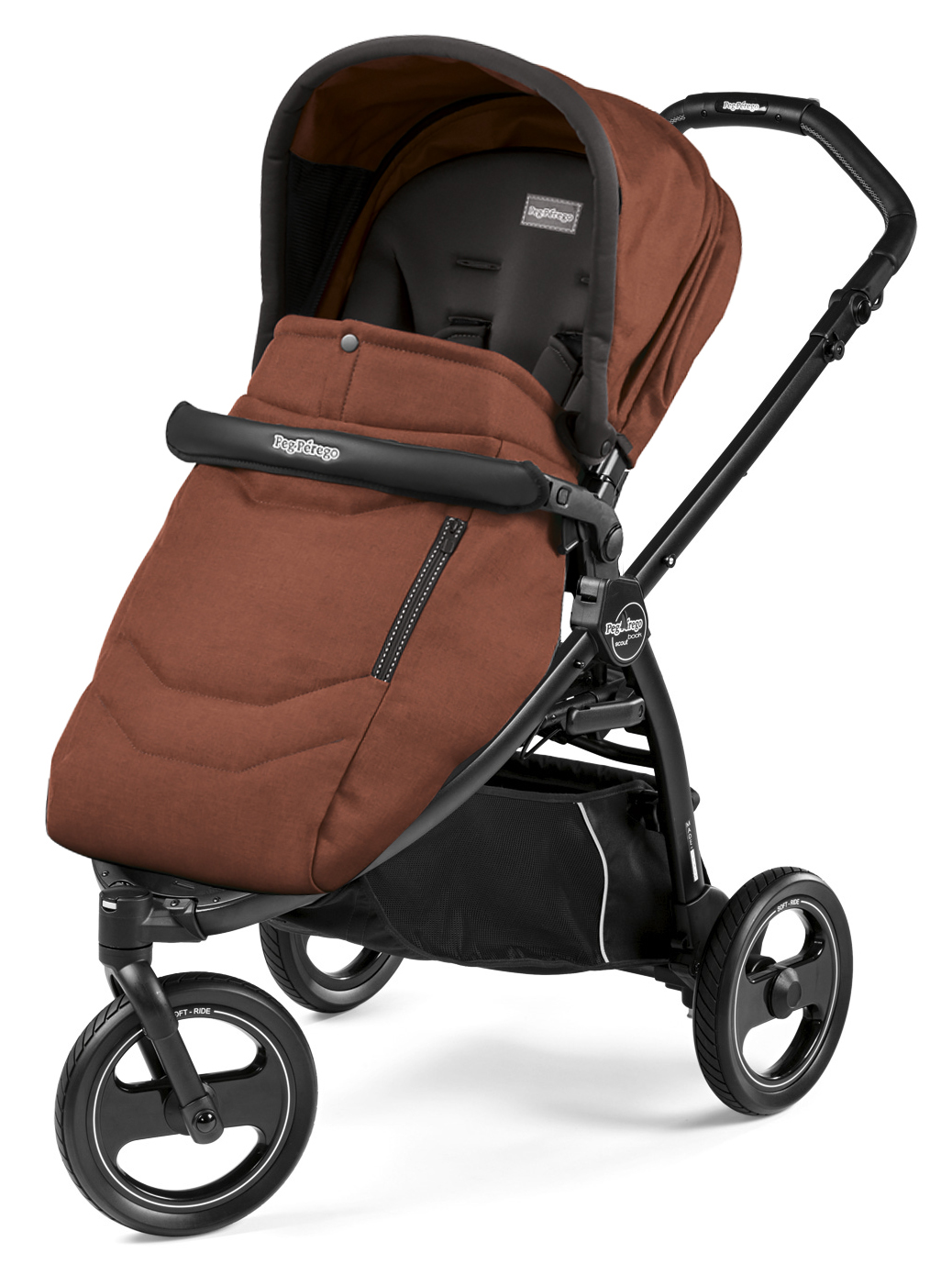 Прогулочная коляска Peg Perego Book Scout Pop Up Completo Terracotta