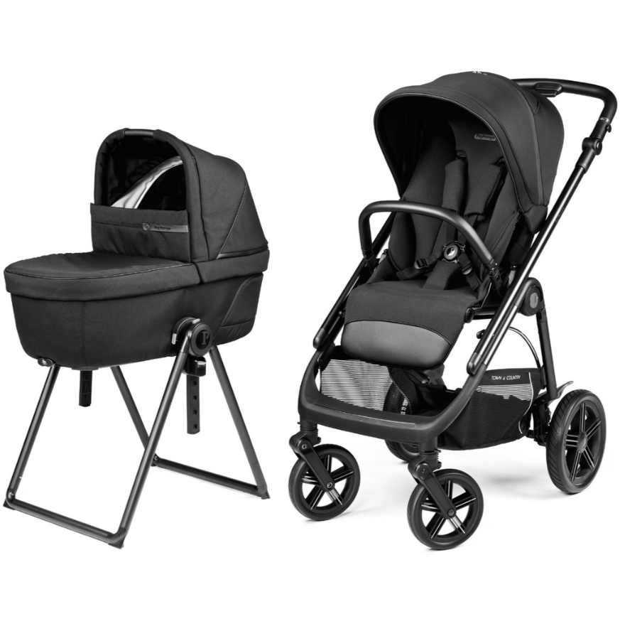 Коляска 2 в 1 Peg Perego Veloce TC Belvedere True Black