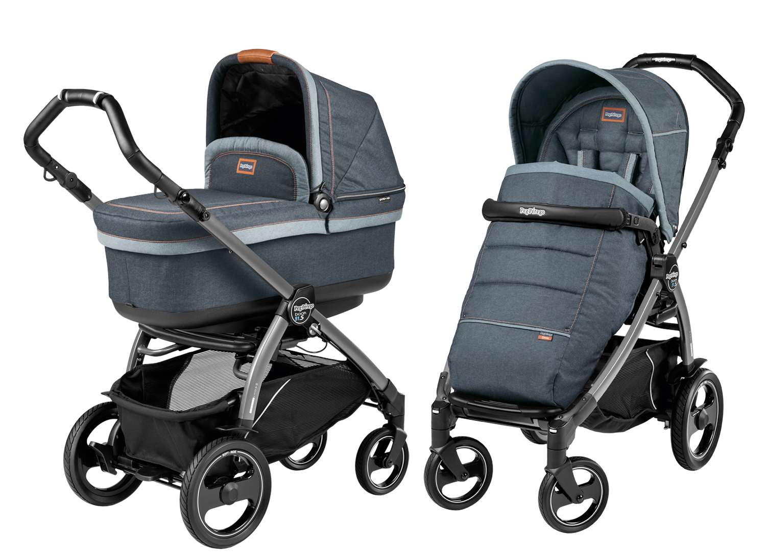 Peg-Perego Book Plus S Modular POP UP Blue Denim