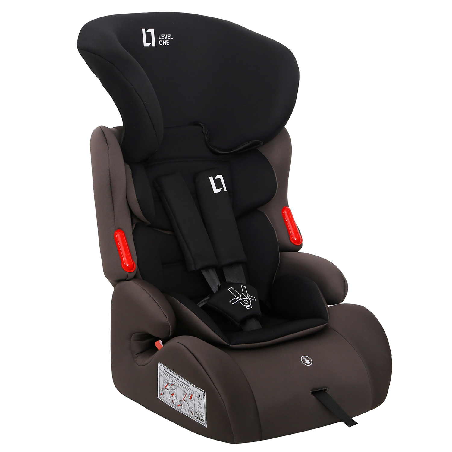Автокресло Еду-Еду KS 516, гр.1+2+3 графитовый