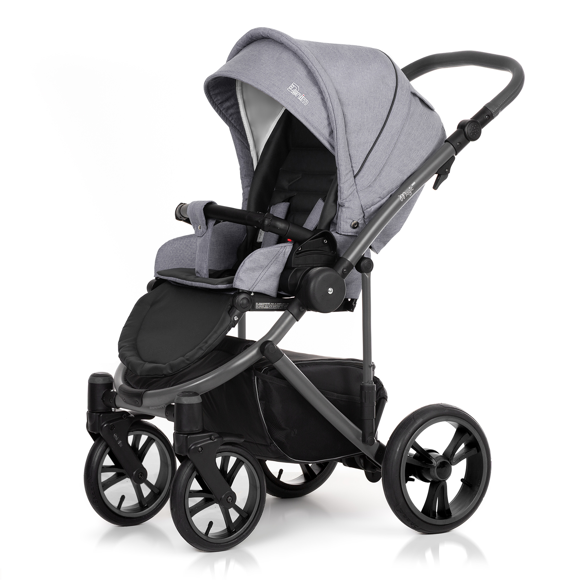 Прогулочная коляска Esspero Denim (шасси Magic Pro Graphite) Grey