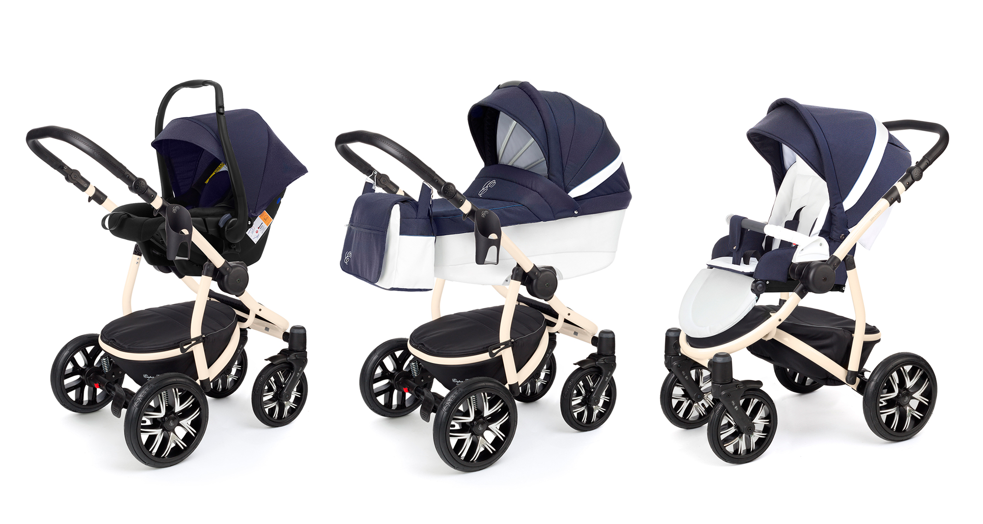 Коляска 3 в 1 Esspero Grand Discovery (шасси Beige) Sky Star