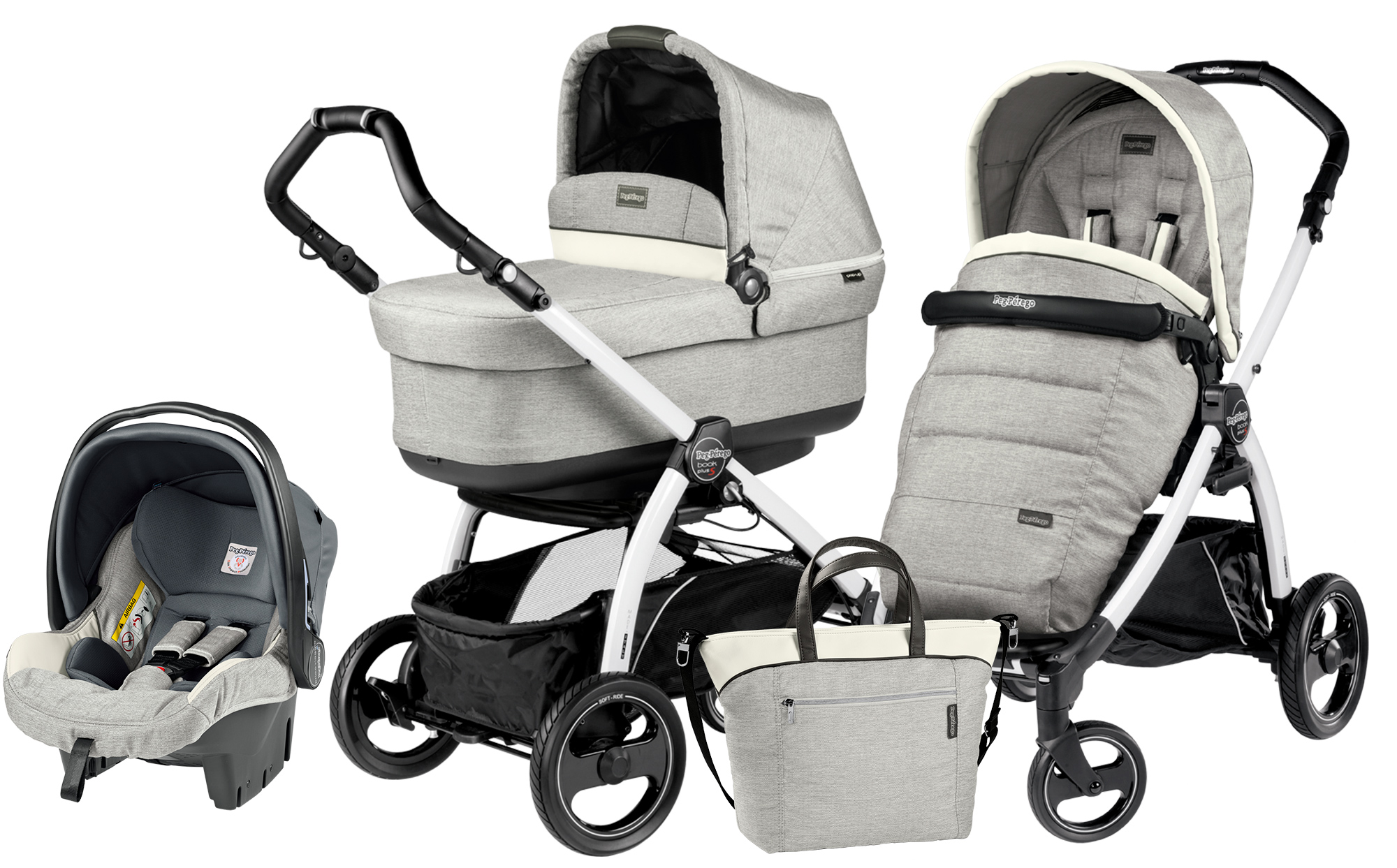 Peg-Perego Book Plus S Pop Up Modular Luxe Opal