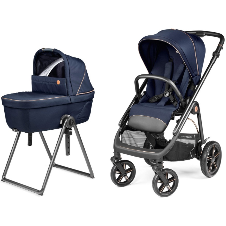 Коляска 2 в 1 Peg Perego Veloce TC Belvedere Blue Shine New