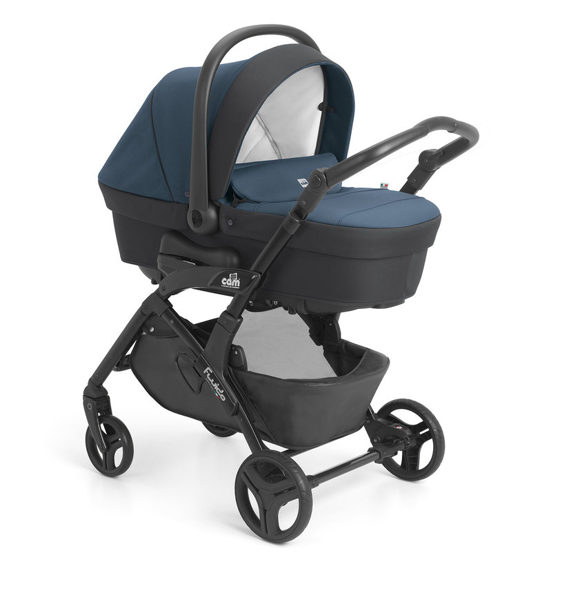Коляска 3 в 1 Cam Fluido City Smart (шасси Black) 780