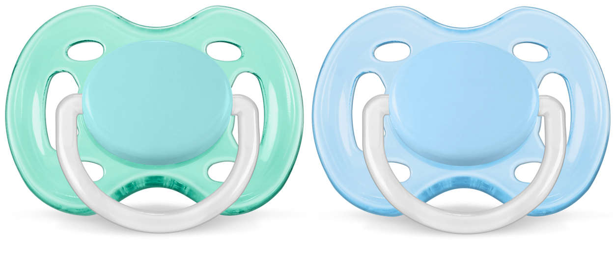 Соска-пустышка силиконовая Philips Avent 0-6 мес 2шт SCF178/25