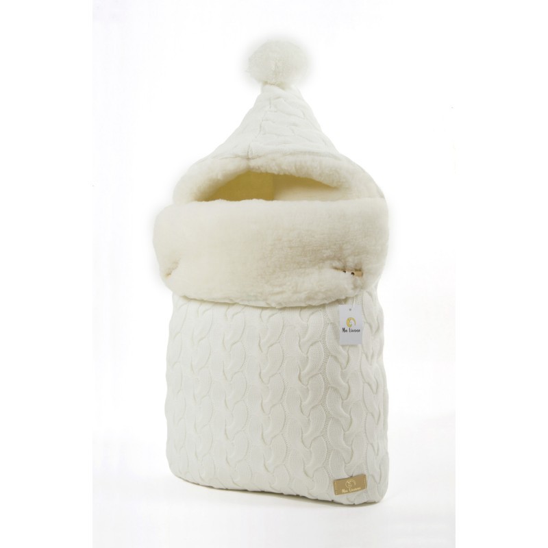 Конверт меховой Ma Licorne Mouton Lait (молоко)