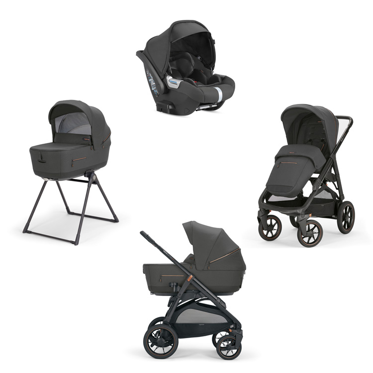 Коляска 3 в 1 Inglesina Aptica XT (DRW I-Size) с подставкой под люльку Stand Up Magnet Grey