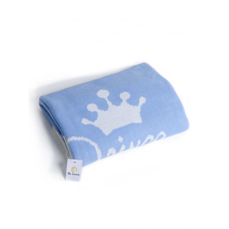Плед Ma Licorne Prince Blue (Голубой) 100х100см