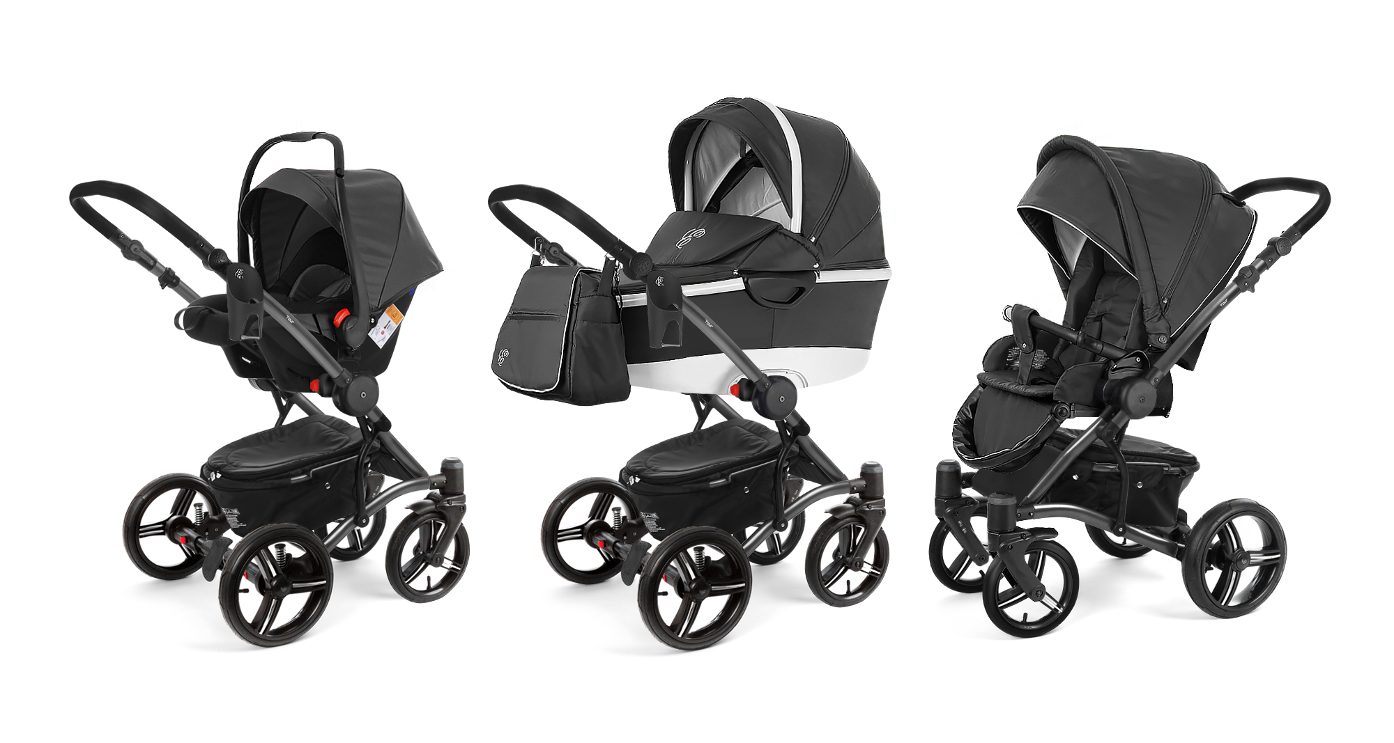 Коляска 3 в 1 Esspero Tour Alu (шасси Graphite) Dark