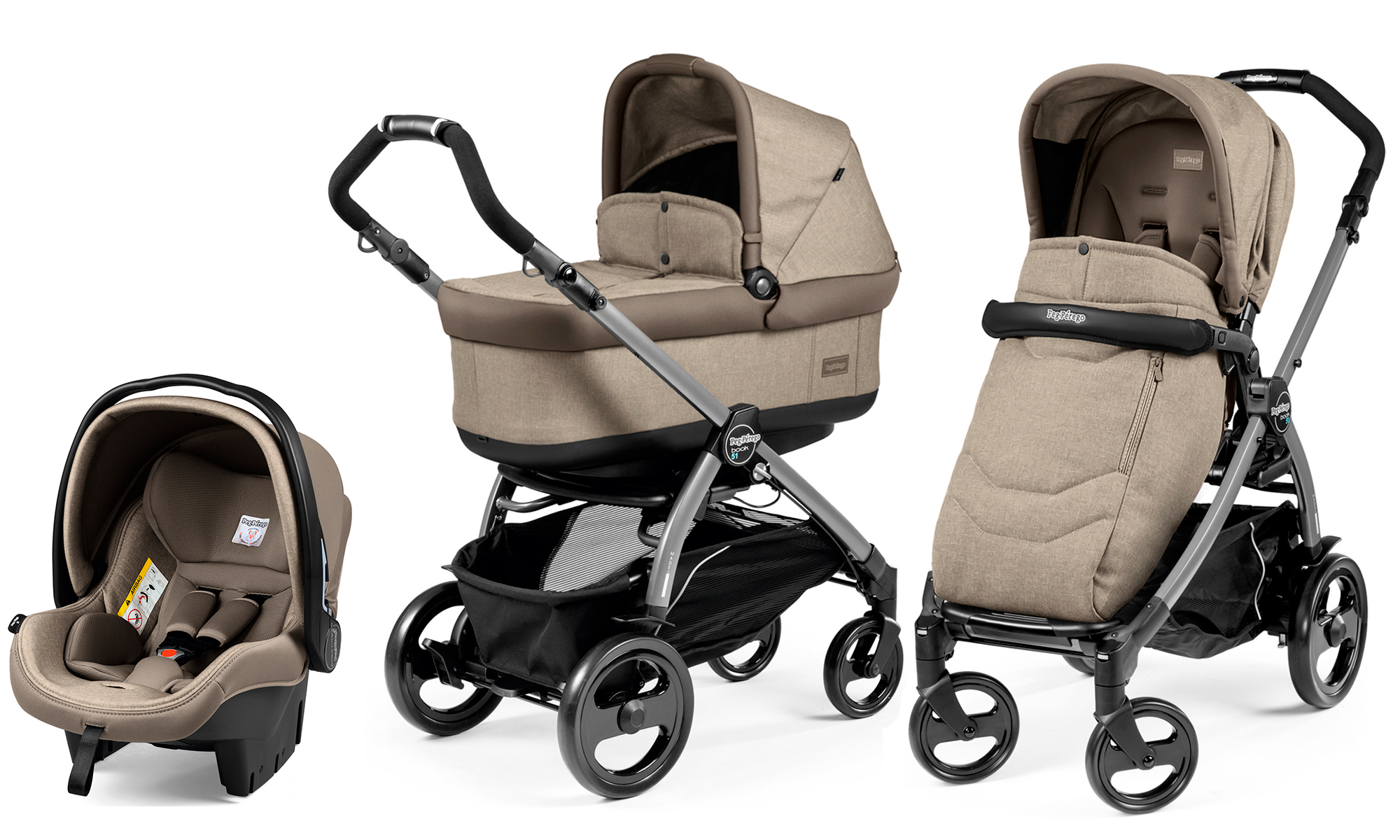 Peg-Perego Book 51 Set Modular POP UP Team Cream