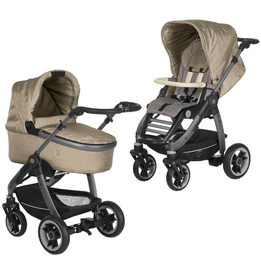 Коляска 2 в 1 Teutonia Cosmo V4 (шасси Graphite) 6020-6070 Sahara
