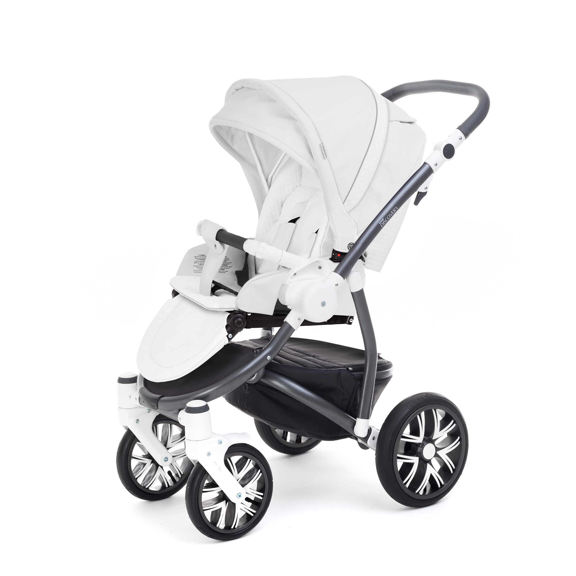 Прогулочная коляска Esspero Grand Discovery (шасси Graphite White) Nappa White