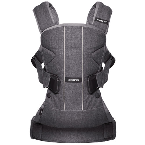 Рюкзак-кенгуру BabyBjorn One Cotton Серый деним