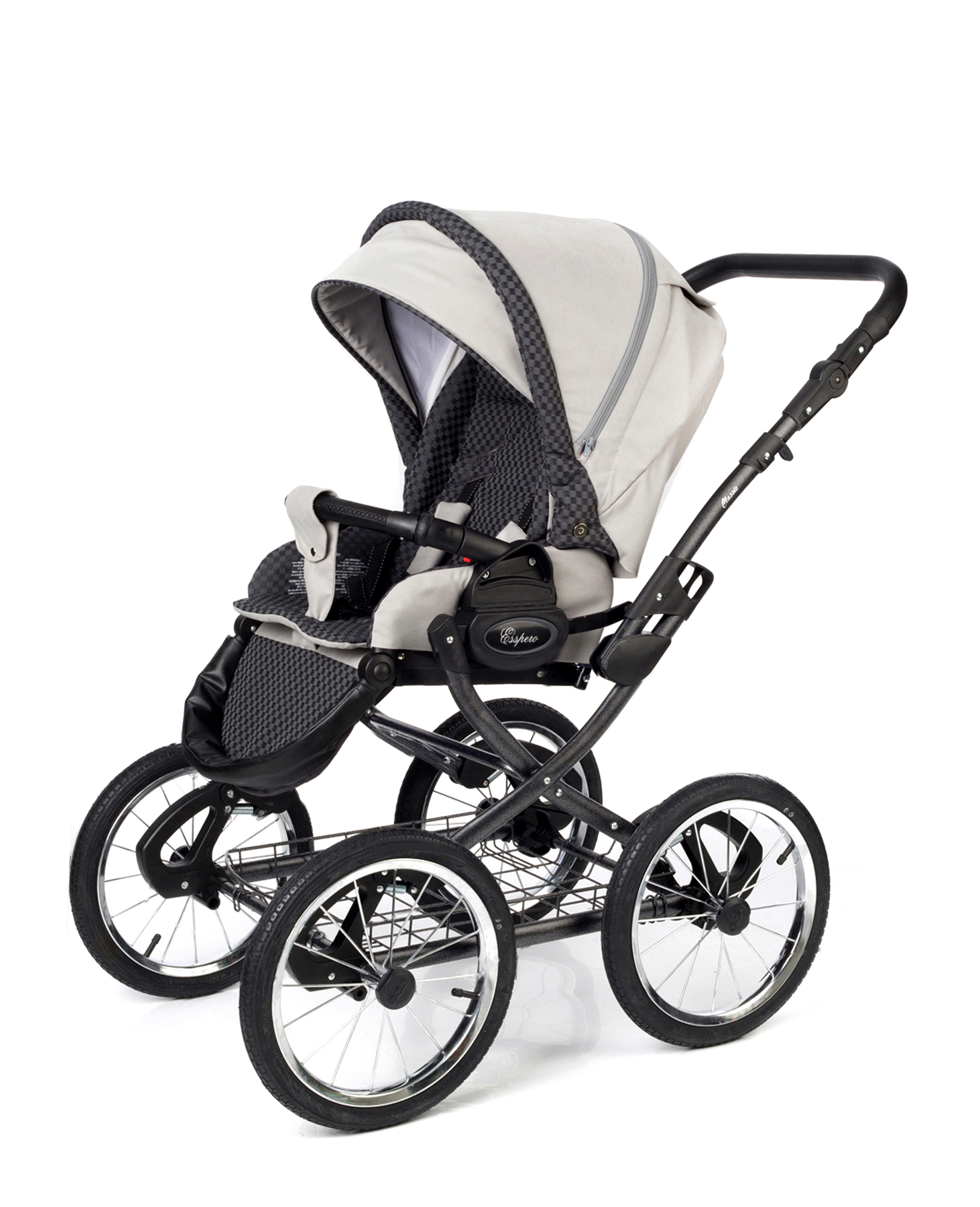 Прогулочная коляска Esspero Classic (шасси Graphite) Grey Carbon