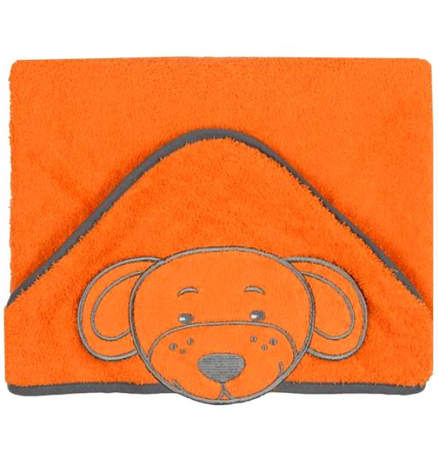 Полотенце BabyOno Happy (76*76 см) Оранжевый