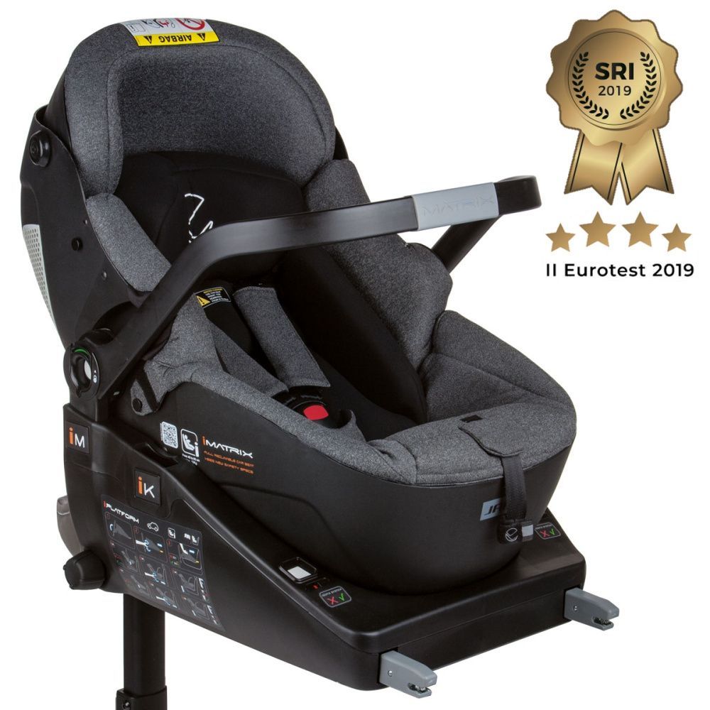 Автокресло JANE Concord IMatrix ISize+База Isofix Comfy Cold Black