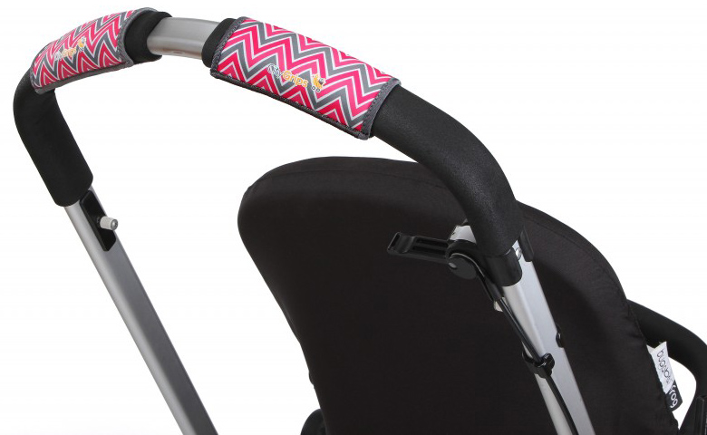 Чехлы Choopie CityGrips на ручки для универсальной коляски 328 Chevron Baby Pink