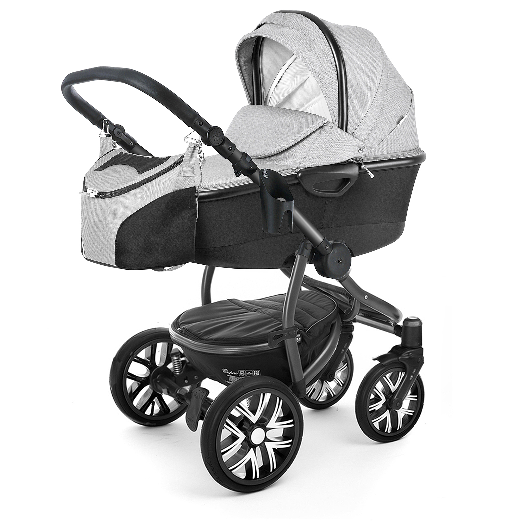 Коляска для новорожденных Esspero Discovery Alu (шасси Graphite) Steel