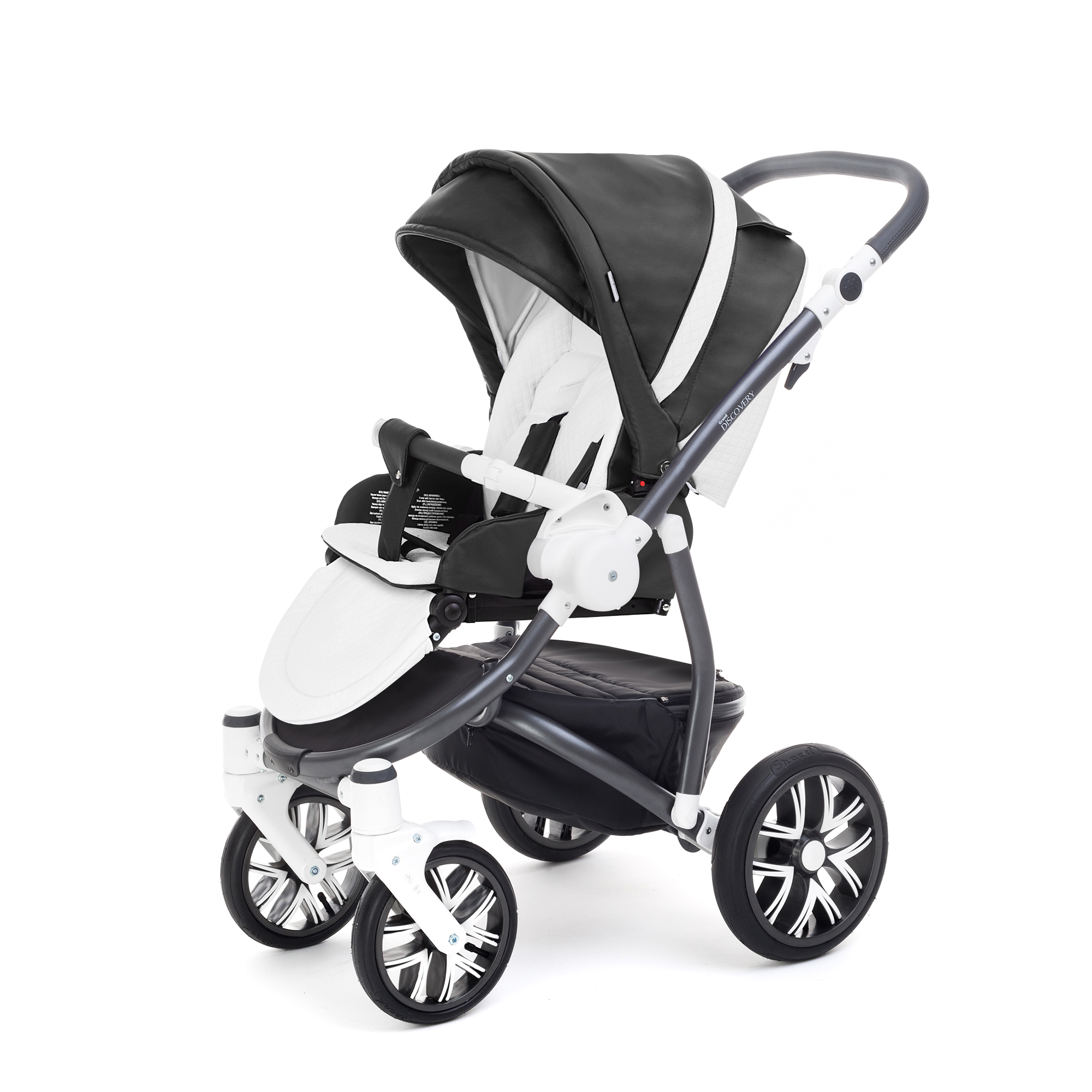 Прогулочная коляска Esspero Grand Discovery (шасси Graphite White) Nappa Graphite