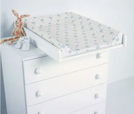 Пеленальная доска с матрасиком Micuna CP-1199 Plus White/Blue Bears and Hearts