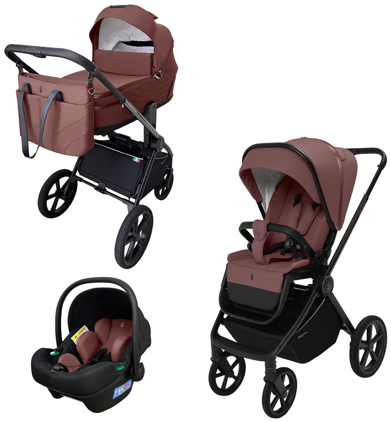 Коляска 3 в 1 SBL Elegante Therma Mokka