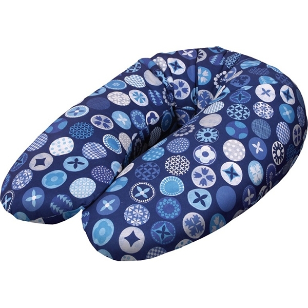 Подушка для кормления Ceba Baby Physio Multi трикотажная Circles Blue