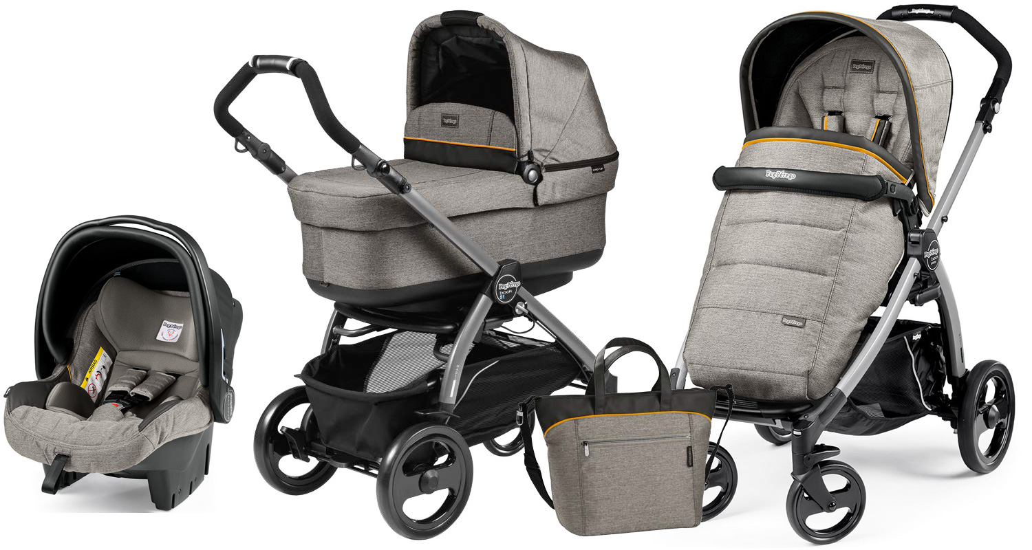 Peg-Perego Book Plus S Pop Up Set Modular Luxe Grey