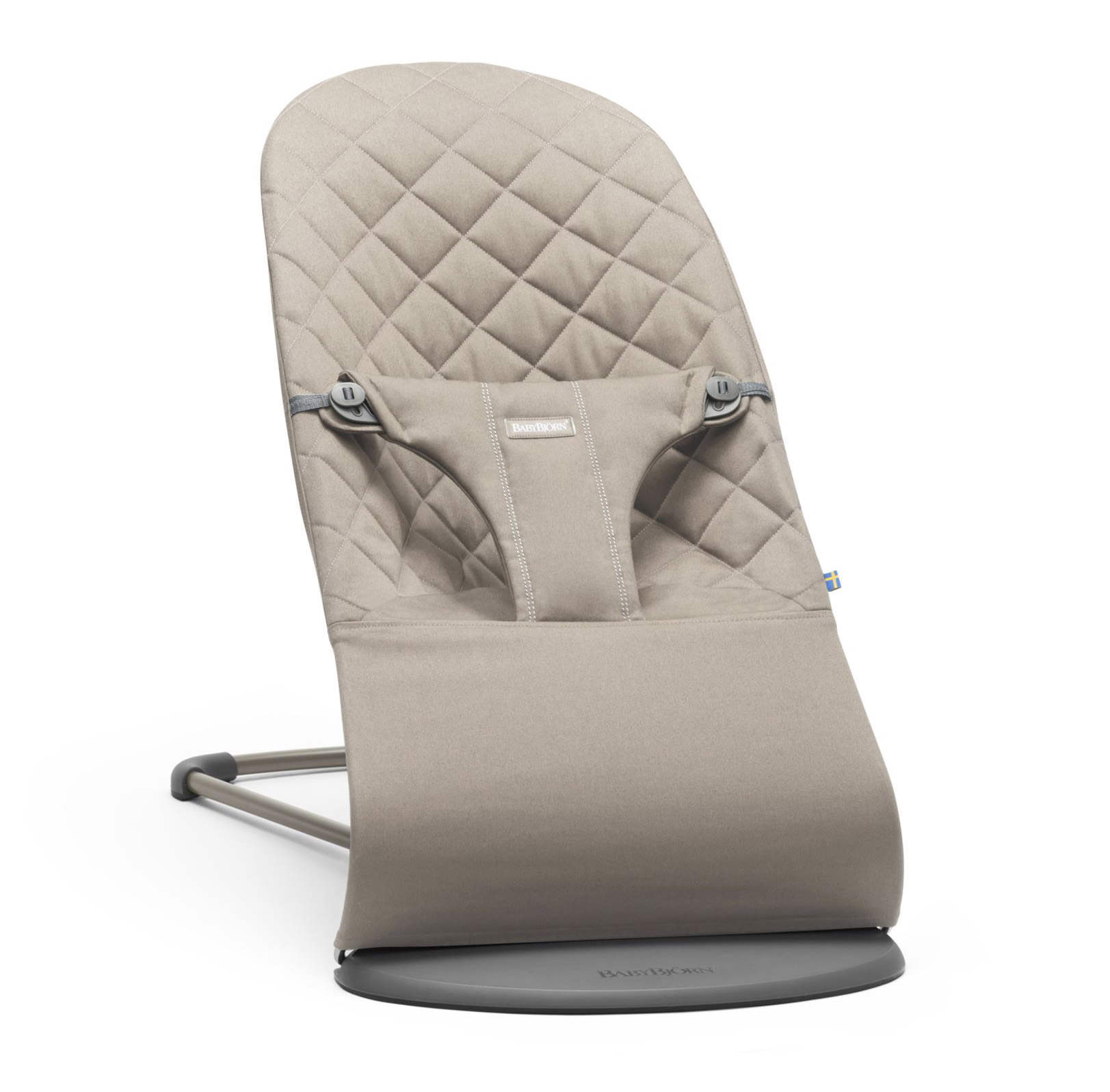 Детский шезлонг BabyBjorn Bliss Cotton Песочный